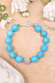 Turquoise Black Hawk Bracelet - SF