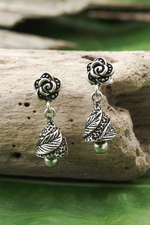 Rose & Bell Drop Earrings - SF