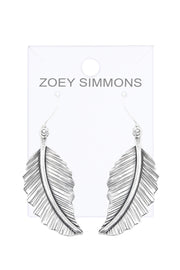 Leaf Drop Earrings - SF