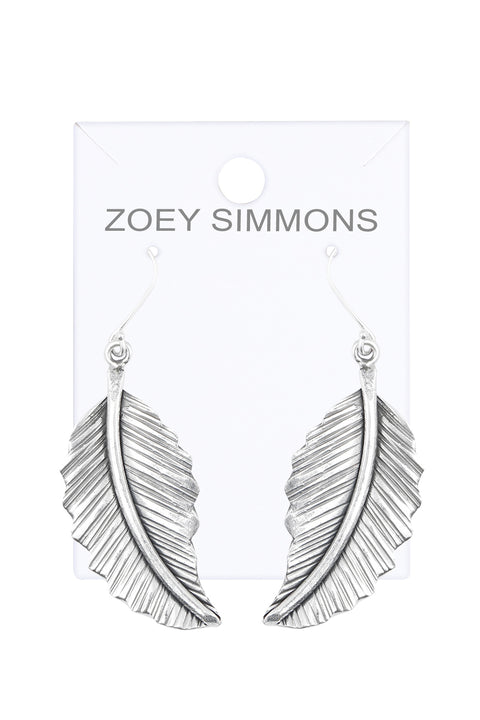 Leaf Drop Earrings - SF