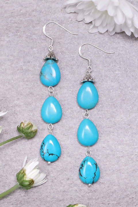 Turquoise Aurora Earrings - SF