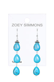 Turquoise Aurora Earrings - SF