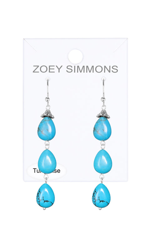 Turquoise Aurora Earrings - SF