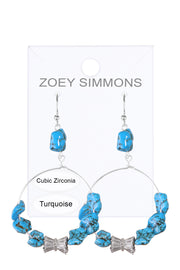 Turquoise Taos Earrings - SF