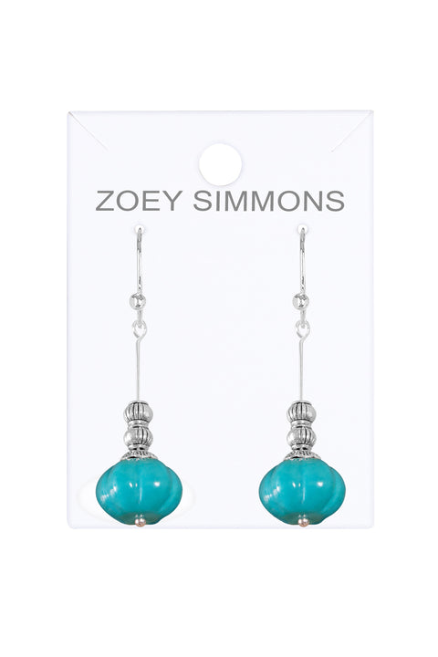 Turquoise Lunas Earrings - SF