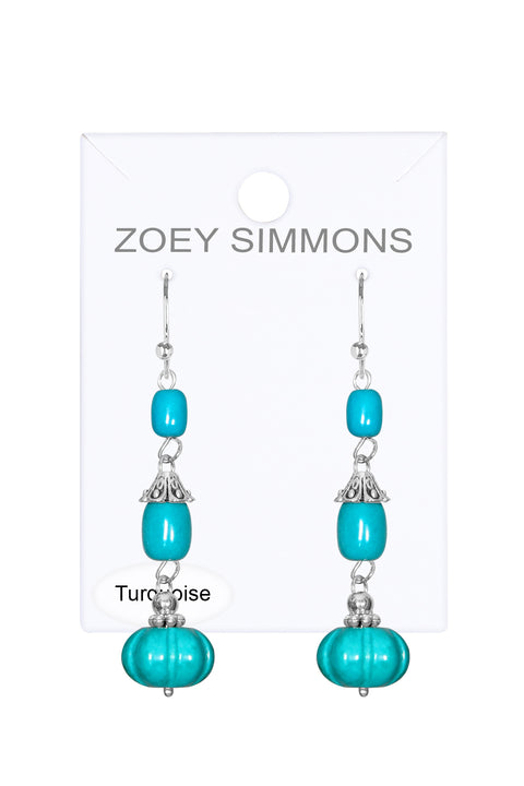 Turquoise Cassandra Earrings - SF