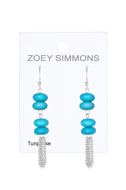 Turquoise Danielle Earrings - SF