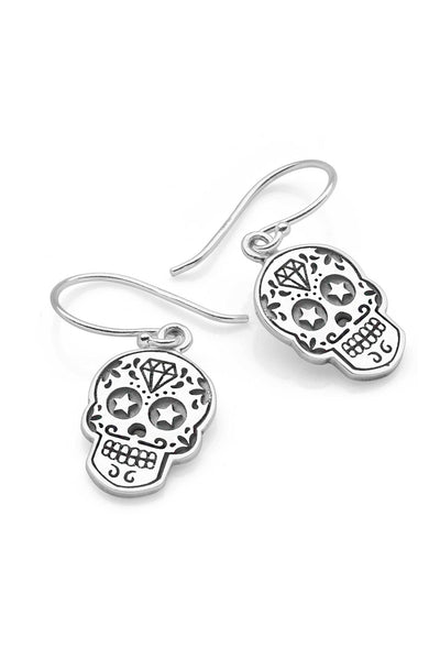 Skull Drop Earrings - SF