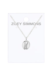 Cowrie shell Charm Necklace - SF