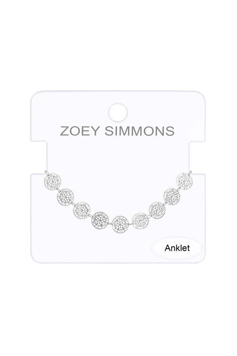 Filigree Pattern Anklet - SF