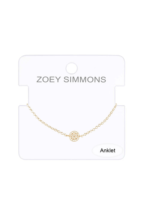 Filigree Charm Anklet - GF