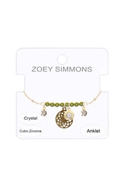 Austrian Crystal & CZ Anklet - GF
