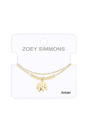 Elephant Charm Anklet - GF