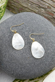 Mother Of Pearl Drop Earrings - GF