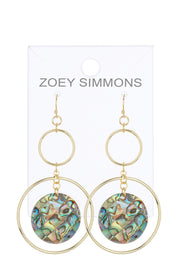 Abalone Georgia Earrings - GF