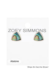 Abalone Shell Stud Earrings - SF