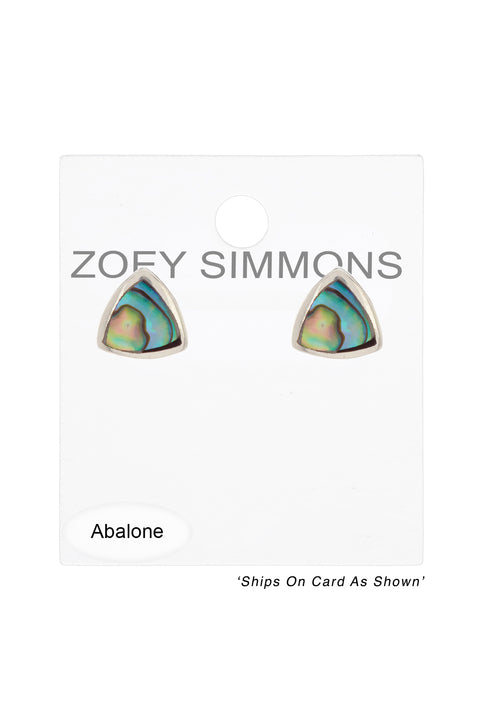 Abalone Shell Stud Earrings - SF