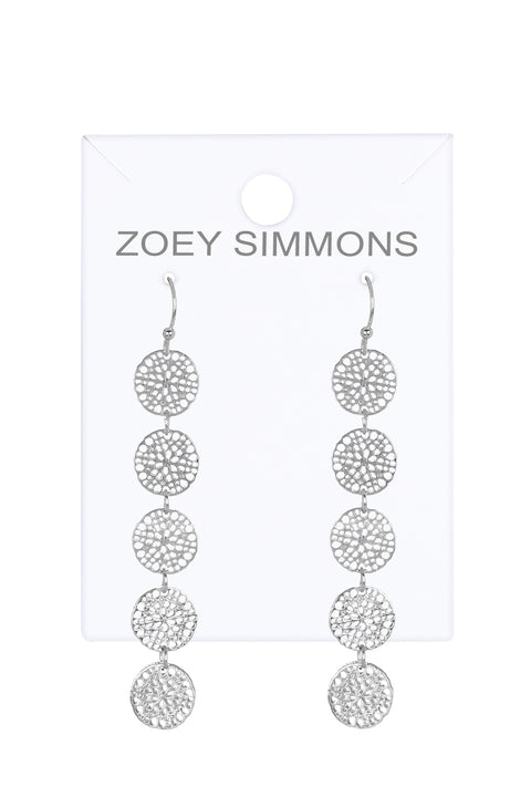Filigree Disc Earrings - SF