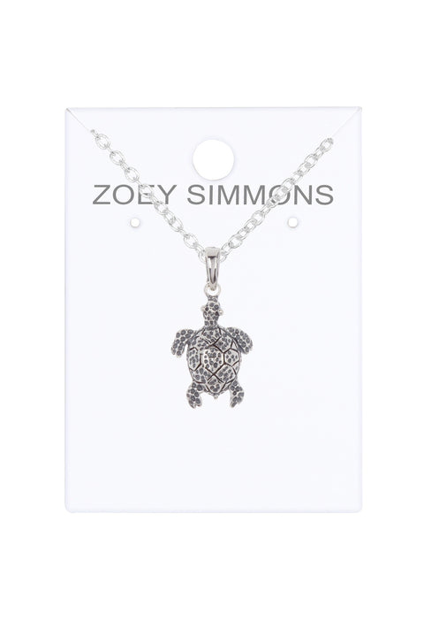 Tortoise Pendant Necklace - SF