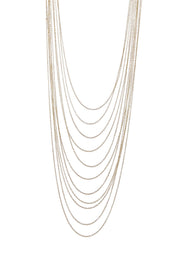 Multi Strand Drape Necklace - GF