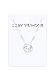 Sterling Silver Horse & Horseshoe Necklace - SS