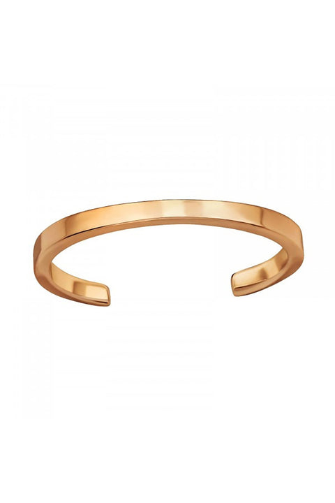 Sterling Silver Adjustable Band Toe Ring - RG