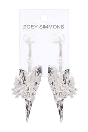 Bee & Leaf Drop Earrings - SF