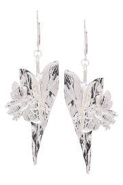 Bee & Leaf Drop Earrings - SF