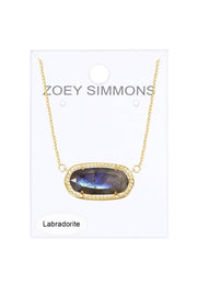 Labradorite Pendant Necklace - GF