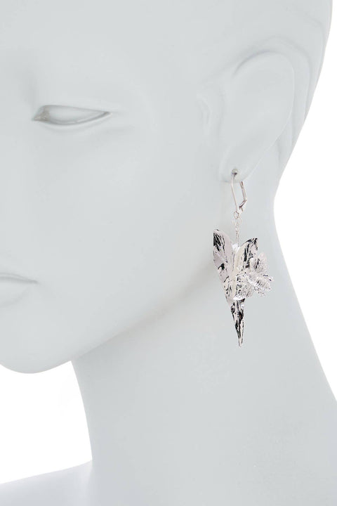 Bee & Leaf Drop Earrings - SF