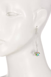 Mixed Austrian Crystal Dangle Earrings - SF
