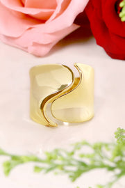 Open Scroll Ring In Gold - GF