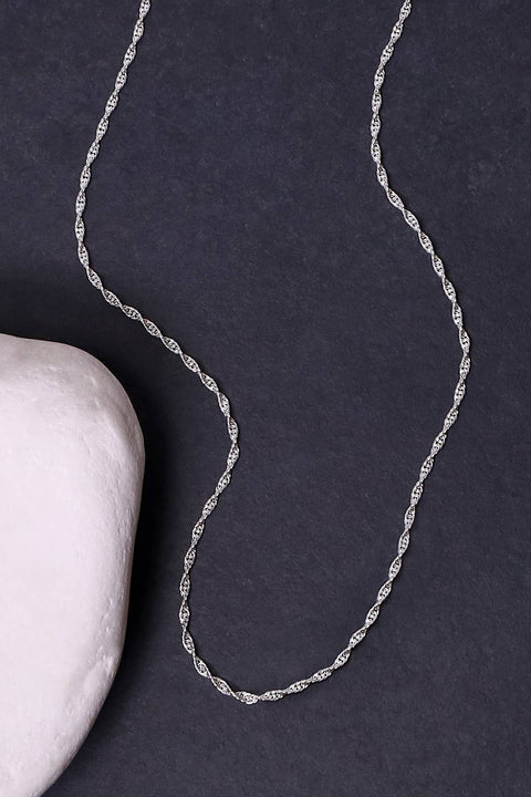 Sterling Silver Italian Rope Chain 2.2 mm x 18" - SS