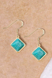 Amazonite Rachel Drop Earrings - GF