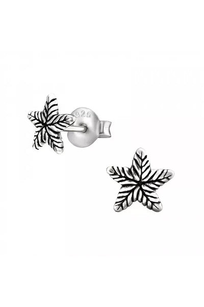 Sterling Silver Starfish Ear Studs - SS