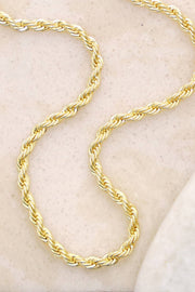 14k Gold Plated 2mm Rope Chain - GP