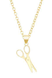 Scissors Pendant Necklace - GF