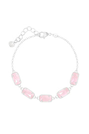 Rose Quartz Link Bracelet - SF