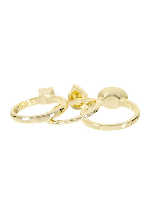 CZ Stack Ring Set - GF