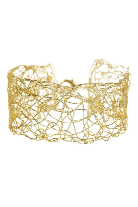 Birds Nest Handmade Cuff Bracelet - GF