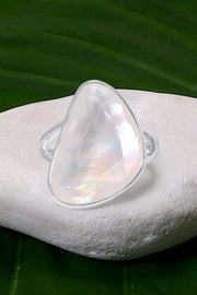 Mother Of Pearl Statement Ring - SF