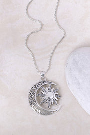 Sun & Moon Pendant Necklace - SF