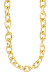 14k Gold Plated 4mm Cable Chain - GP