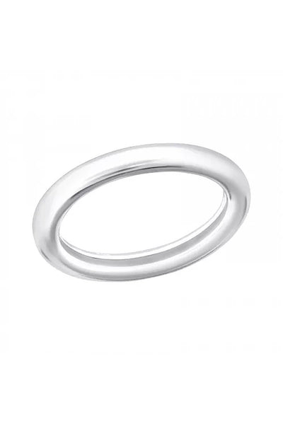Sterling Silver 4mm Band Ring - SS