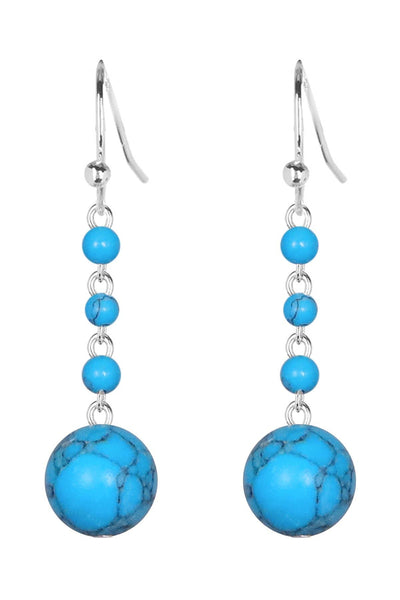 Turquoise Mesa Dangle Earrings - SF