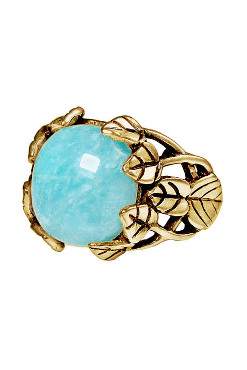 Amazonite Garden Ring In - GF