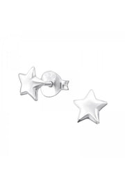 Sterling Silver Star Ear Studs - SS