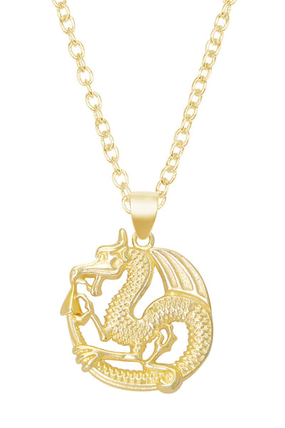 Dragon Pendant Necklace - GF