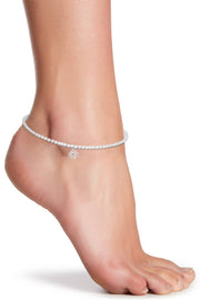 Celtic Knot Charm Beaded Anklet - SF