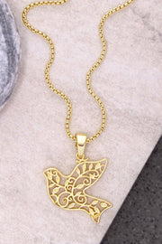 Dove Pendant Necklace - GF